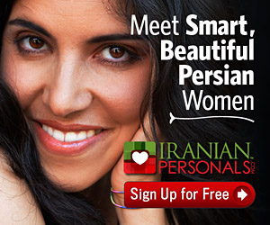 A beautiful single Iranian woman smiling